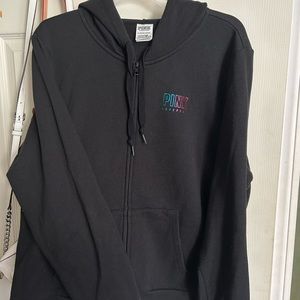 Size xl hooded pink sweater. Good condition zip up